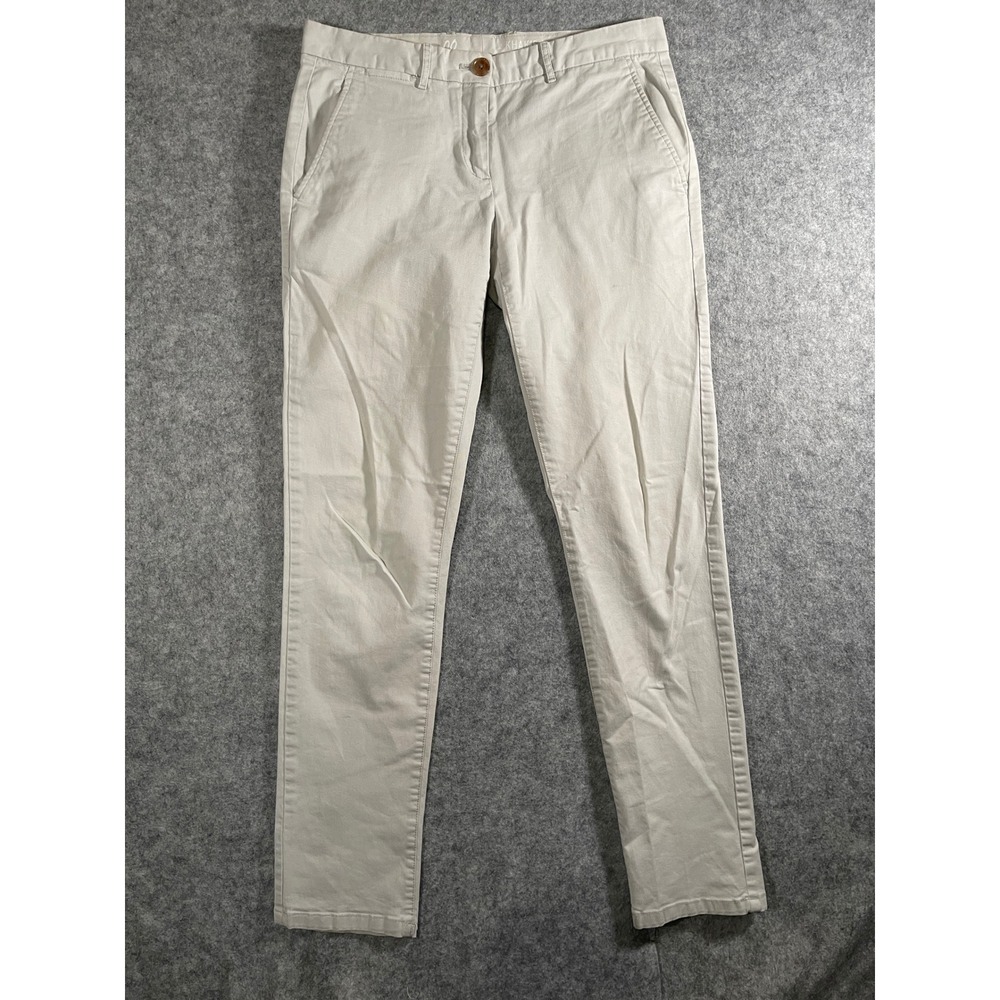 Khakis by Gap Broken-In Straight Pants Womens 00 Beige Chino Cotton Stretch